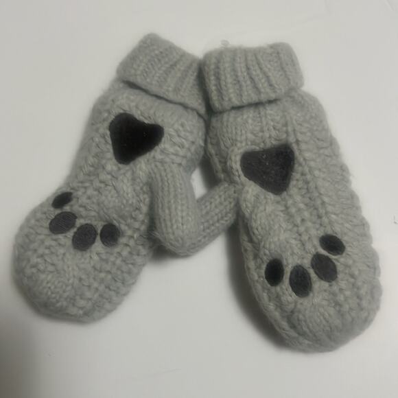 KIDS PAW MITTEN‎ PALE GREY - Picture 2 of 4